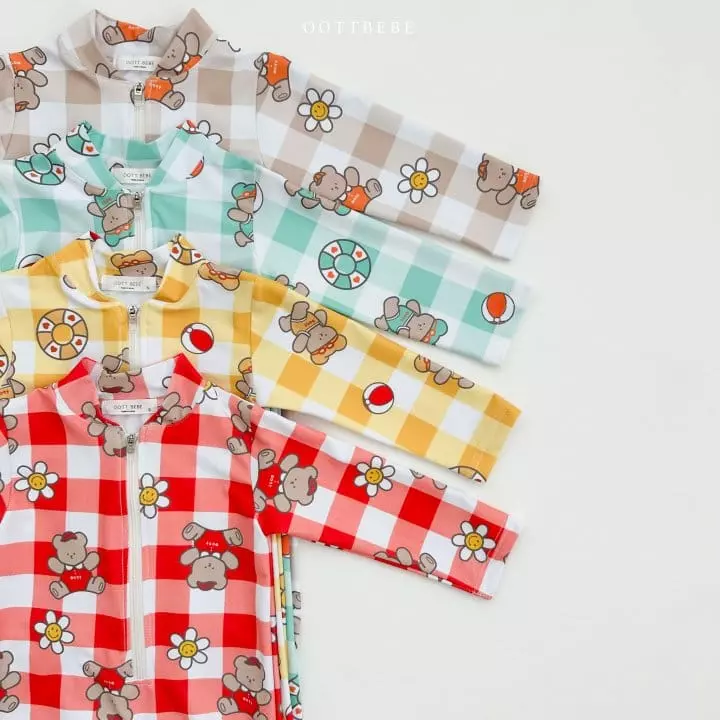 Oott Bebe - Korean Children Fashion - #childrensboutique - Daisy Vacance Bodysuit - 10