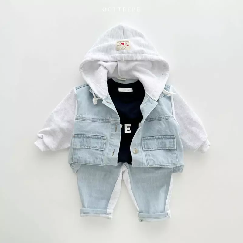 Oott Bebe - Korean Children Fashion - #designkidswear - Rora Hoody Jumper - 5