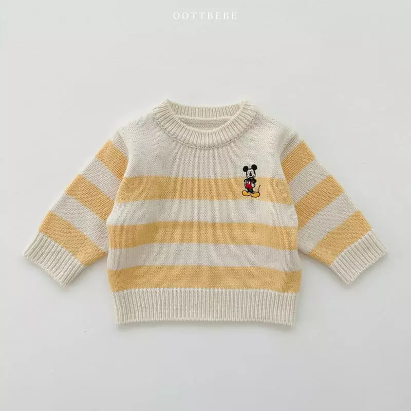 Oott Bebe - Korean Children Fashion - #childrensboutique - D M Sweatshirt - 4