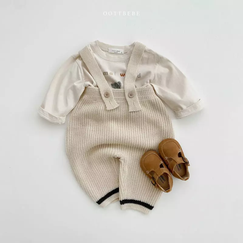 Oott Bebe - Korean Children Fashion - #discoveringself - Hazzi Dungarees Pants - 12