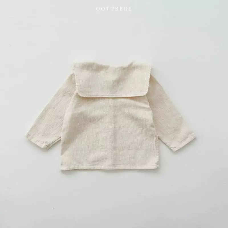 Oott Bebe - Korean Children Fashion - #discoveringself - Bonjour Collar Blouse - 7