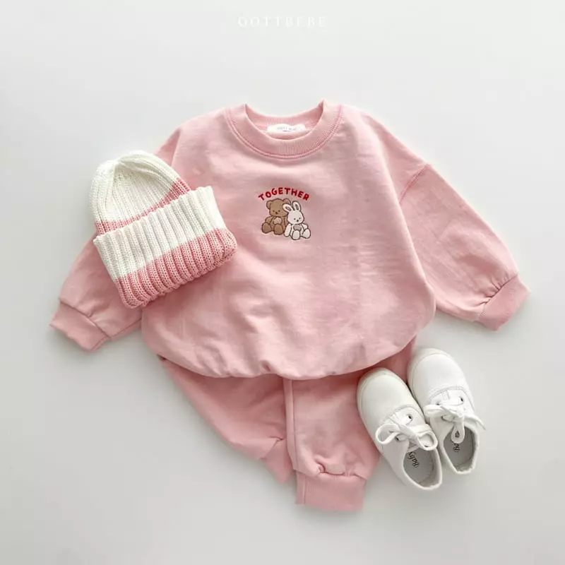 Oott Bebe - Korean Children Fashion - #designkidswear - Together Top Bottom Set - 4