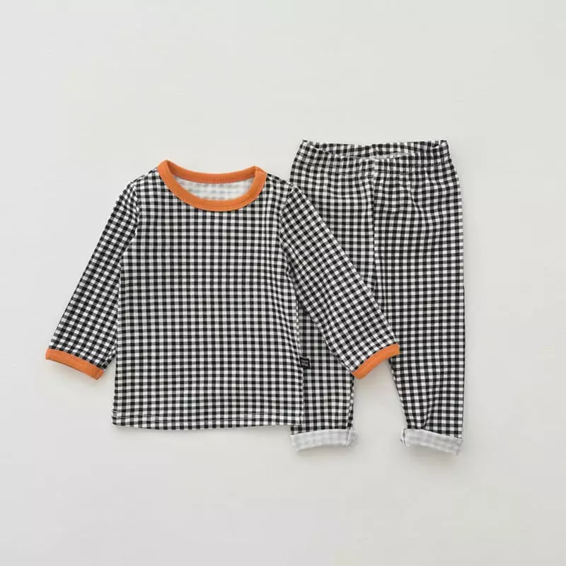 Oott Bebe - Korean Children Fashion - #fashionkids - Check Easywear - 6