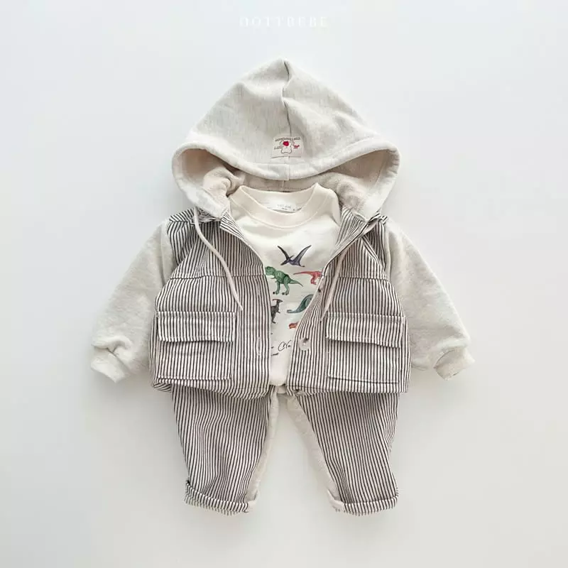 Oott Bebe - Korean Children Fashion - #fashionkids - Rora Hoody Jumper - 7