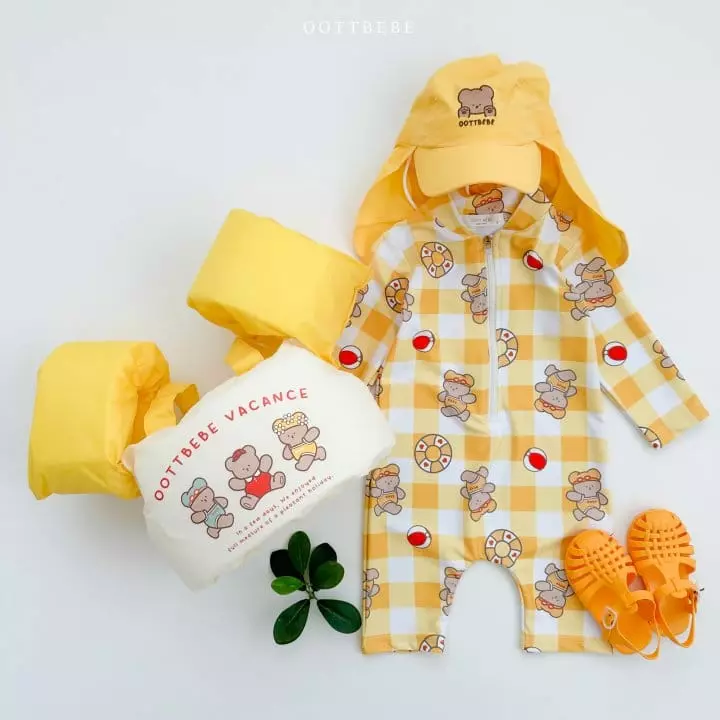 Oott Bebe - Korean Children Fashion - #kidsshorts - Vacance Kid Arm Ring Jacket - 5
