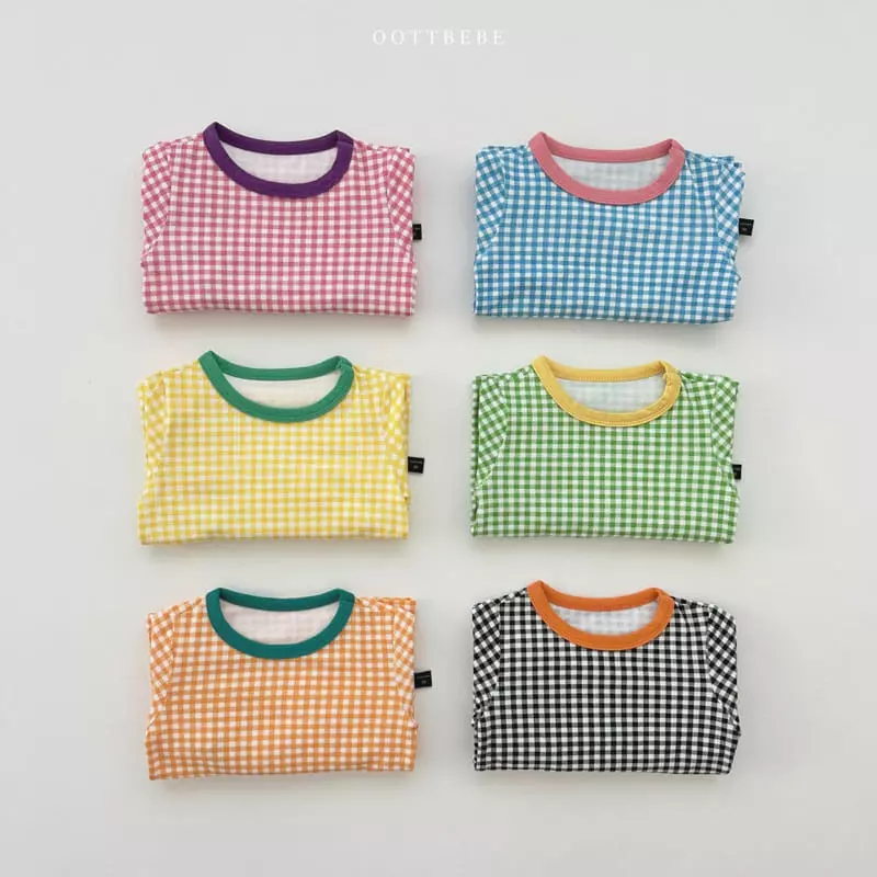 Oott Bebe - Korean Children Fashion - #kidsstore - Check Easywear - 8