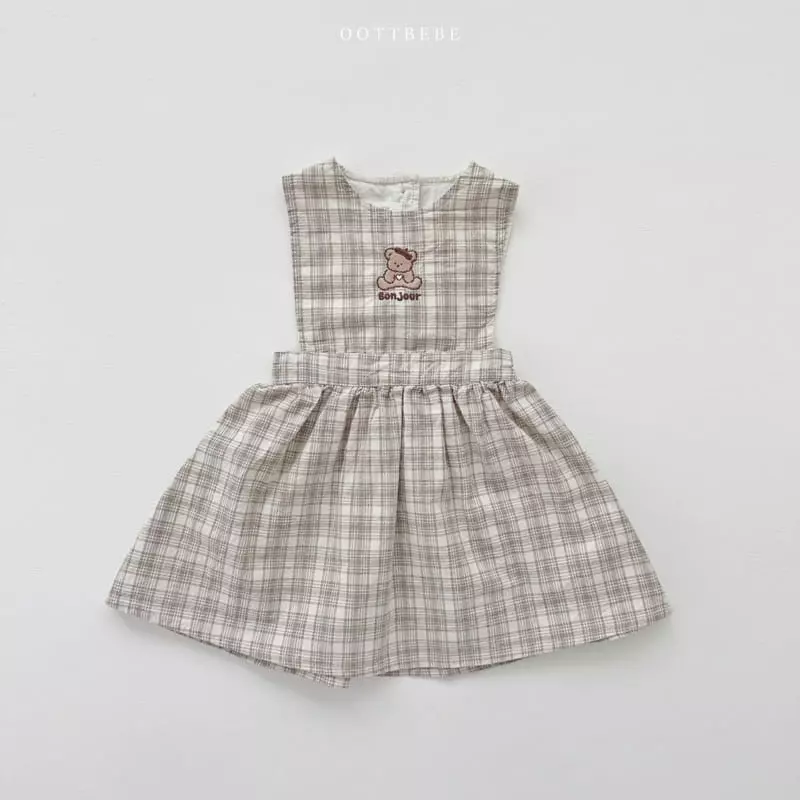 Oott Bebe - Korean Children Fashion - #kidzfashiontrend - Bonjour One-piece