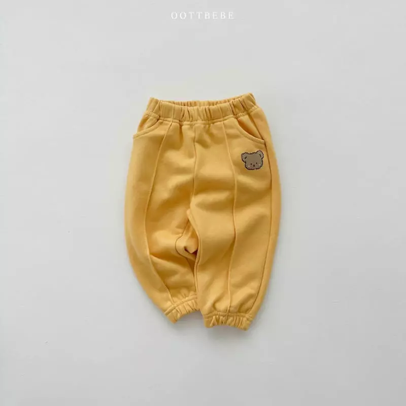 Oott Bebe - Korean Children Fashion - #littlefashionista - Terry Bear Pants - 9