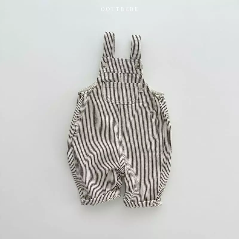 Oott Bebe - Korean Children Fashion - #littlefashionista - Rora Denim Overalls - 3
