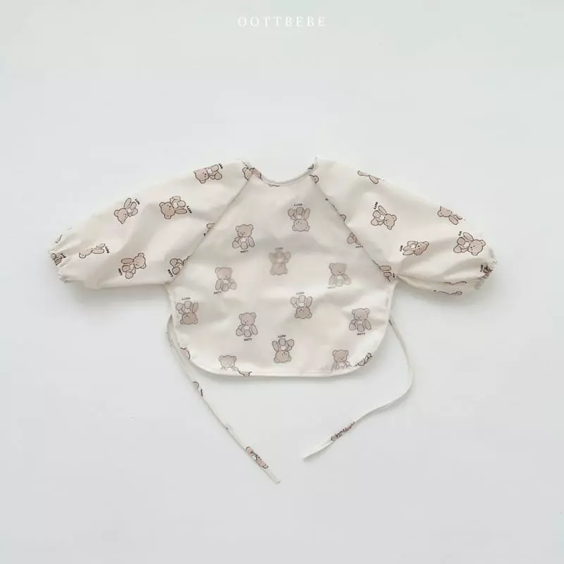 Oott Bebe - Korean Children Fashion - #littlefashionista - Together Waterproof Bib - 2