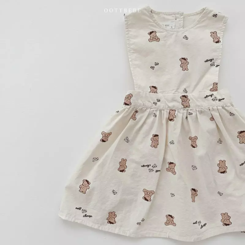 Oott Bebe - Korean Children Fashion - #littlefashionista - Bonjour One-piece - 4