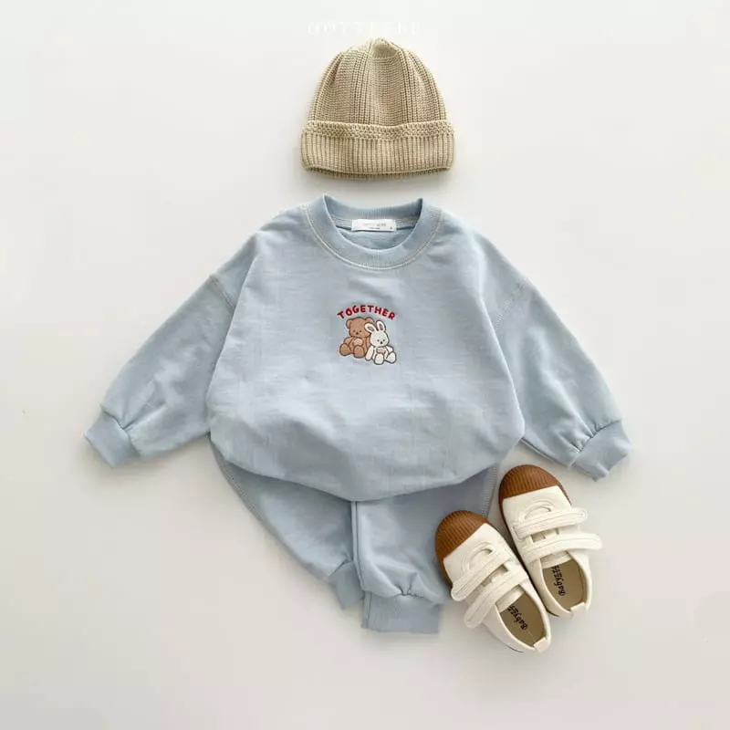 Oott Bebe - Korean Children Fashion - #magicofchildhood - Together Top Bottom Set - 11