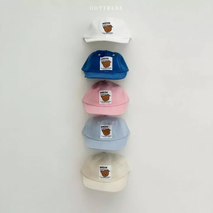 Oott Bebe - Korean Children Fashion - #magicofchildhood - Bear Stitch Cap