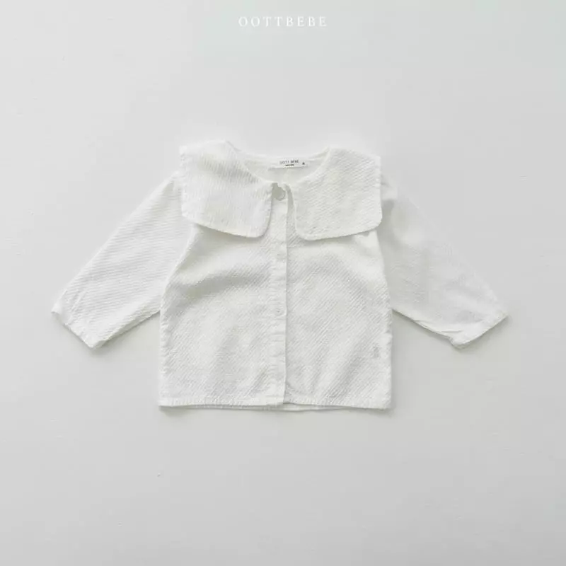 Oott Bebe - Korean Children Fashion - #minifashionista - Bonjour Collar Blouse