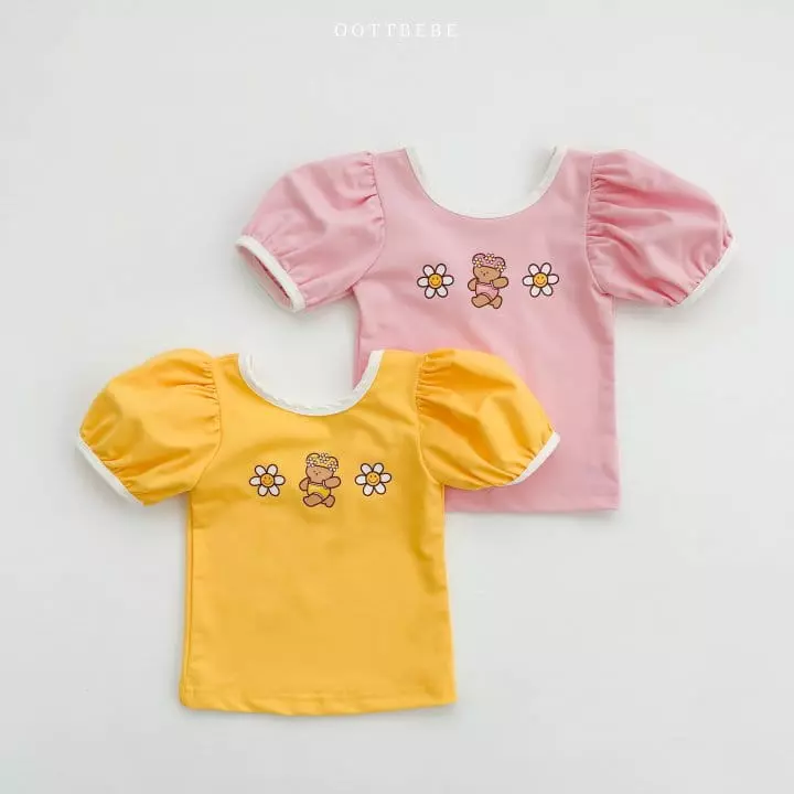 Oott Bebe - Korean Children Fashion - #minifashionista - Daidy Frill Swimwear - 6