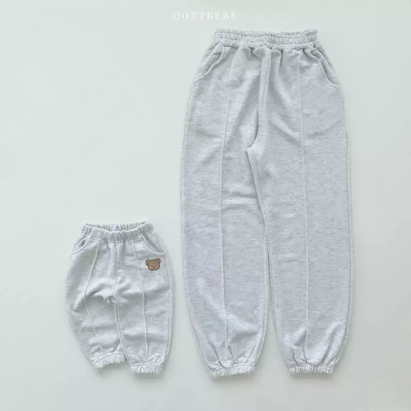 Oott Bebe - Korean Women Fashion - #momslook - Terry Pants Mom