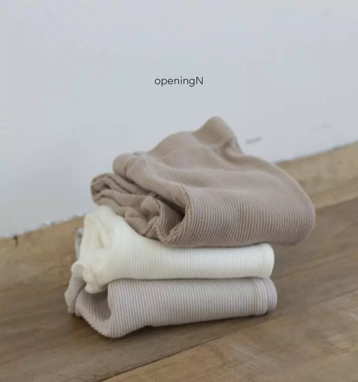 Opening & - Korean Children Fashion - #childrensboutique - Spring Waffle Leggings - 5
