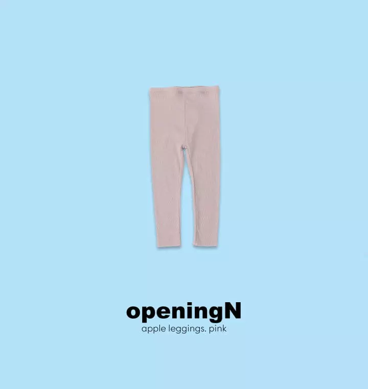 Opening & - Korean Children Fashion - #littlefashionista - Apple Leggings  - 4