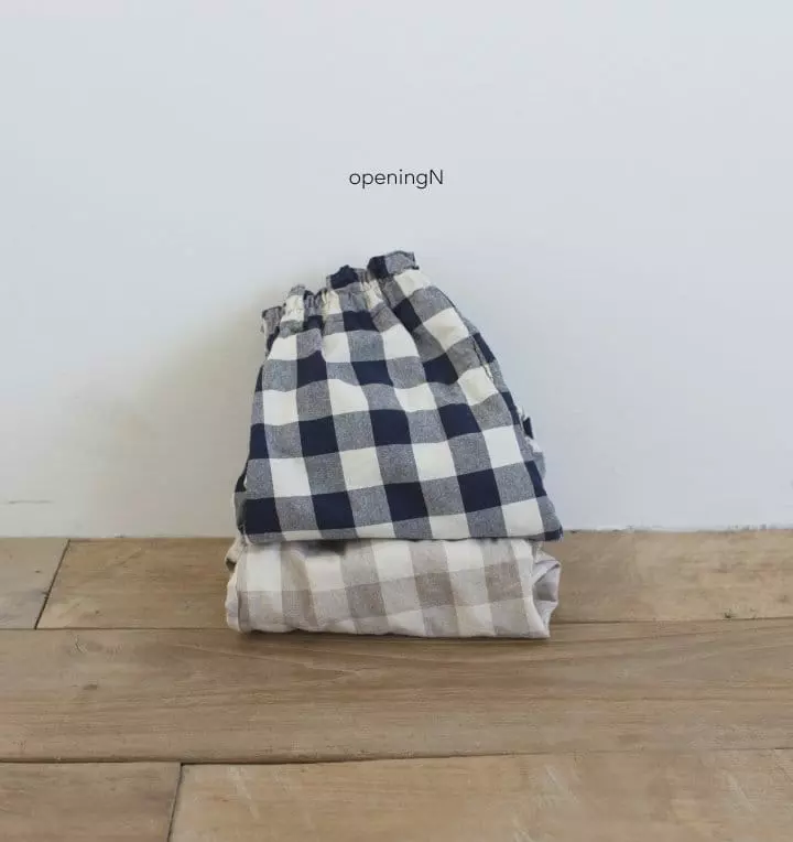 Opening & - Korean Children Fashion - #magicofchildhood - Spring Check Pants - 3