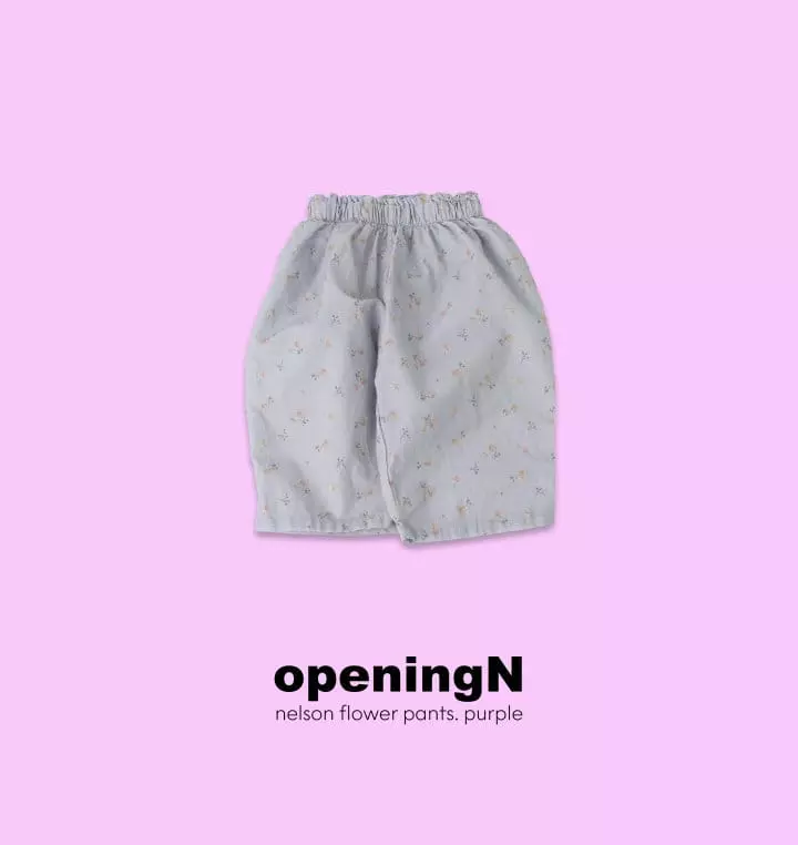 Opening & - Korean Children Fashion - #magicofchildhood - Nelson Flower Pants - 2