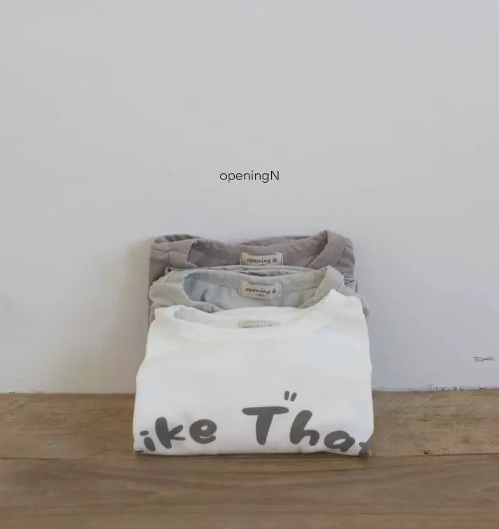 Opening & - Korean Children Fashion - #prettylittlegirls - Like Single Tee  - 3