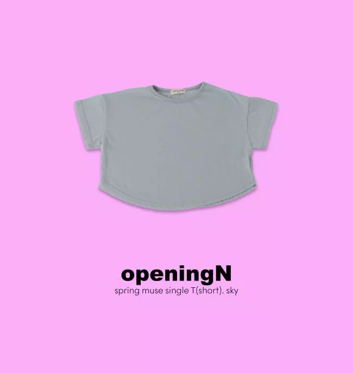Opening & - Korean Children Fashion - #stylishchildhood - Muse Short Tee - 5