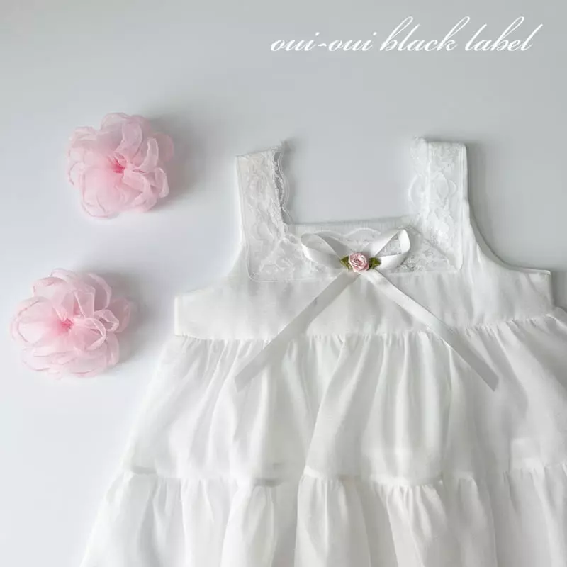 Oui Oui - Korean Children Fashion - #childofig - Peach One-piece - 4