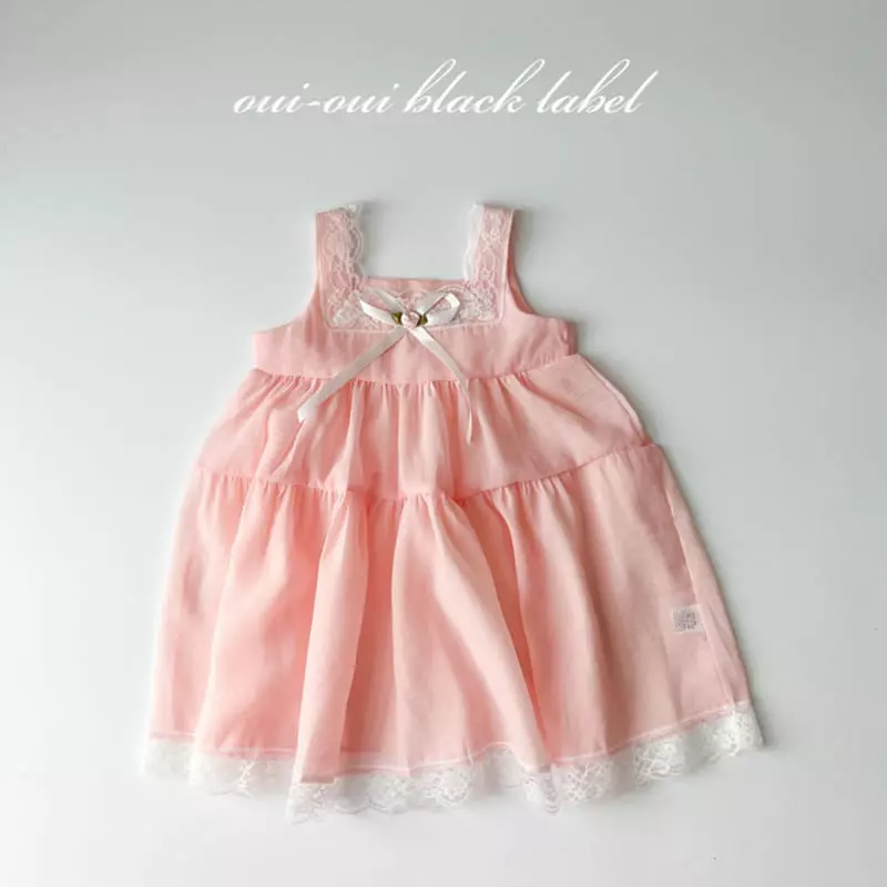 Oui Oui - Korean Children Fashion - #discoveringself - Peach One-piece - 7