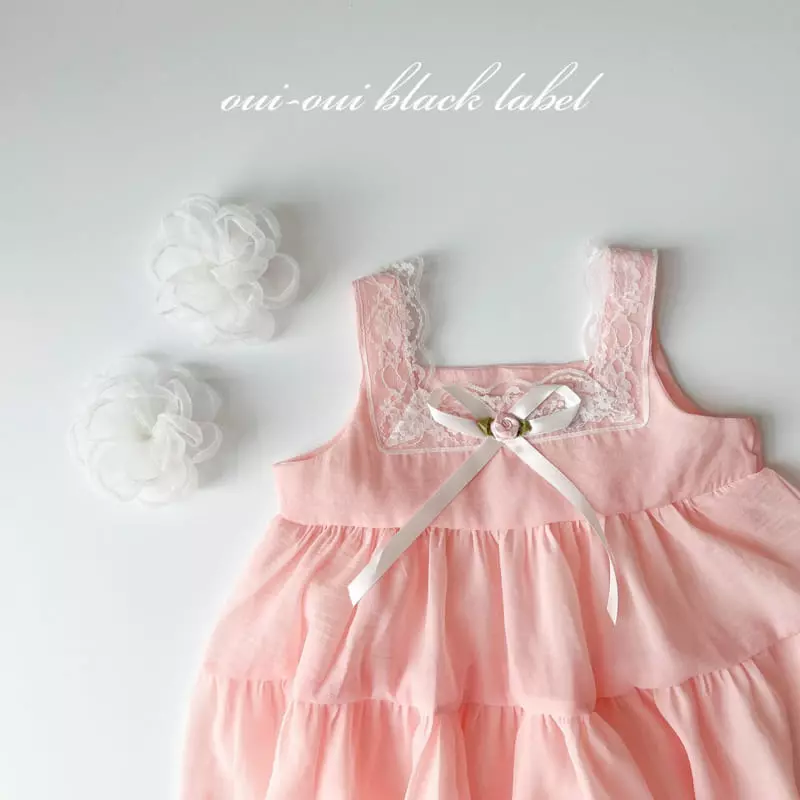 Oui Oui - Korean Children Fashion - #kidsshorts - Peach One-piece - 9