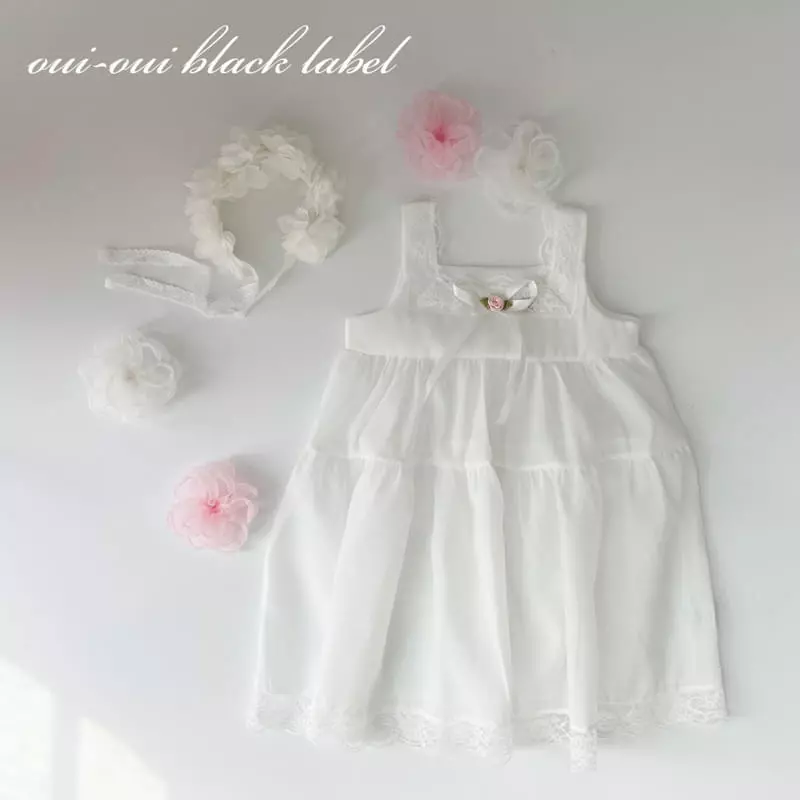 Oui Oui - Korean Children Fashion - #minifashionista - Peach One-piece