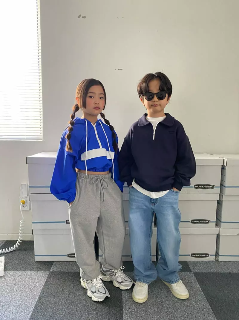 Our - Korean Children Fashion - #childrensboutique - Collar Zip-up Sweatshirt - 12