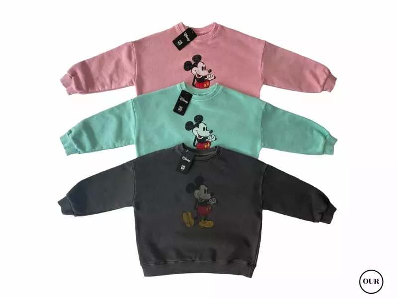 Our - Korean Children Fashion - #designkidswear - Paint M Sweatshirt