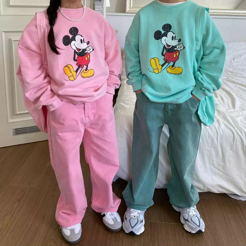 Our - Korean Children Fashion - #discoveringself - Paint M Sweatshirt - 2