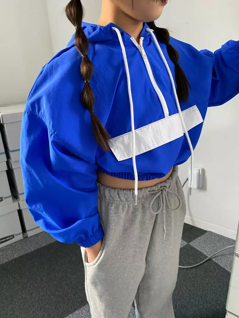 Our - Korean Children Fashion - #kidsshorts - Crop Wind Anorak - 7