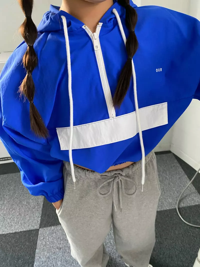 Our - Korean Children Fashion - #kidsstore - Crop Wind Anorak - 8