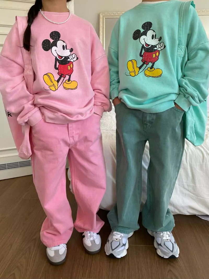 Our - Korean Children Fashion - #minifashionista - Paint M Sweatshirt - 10