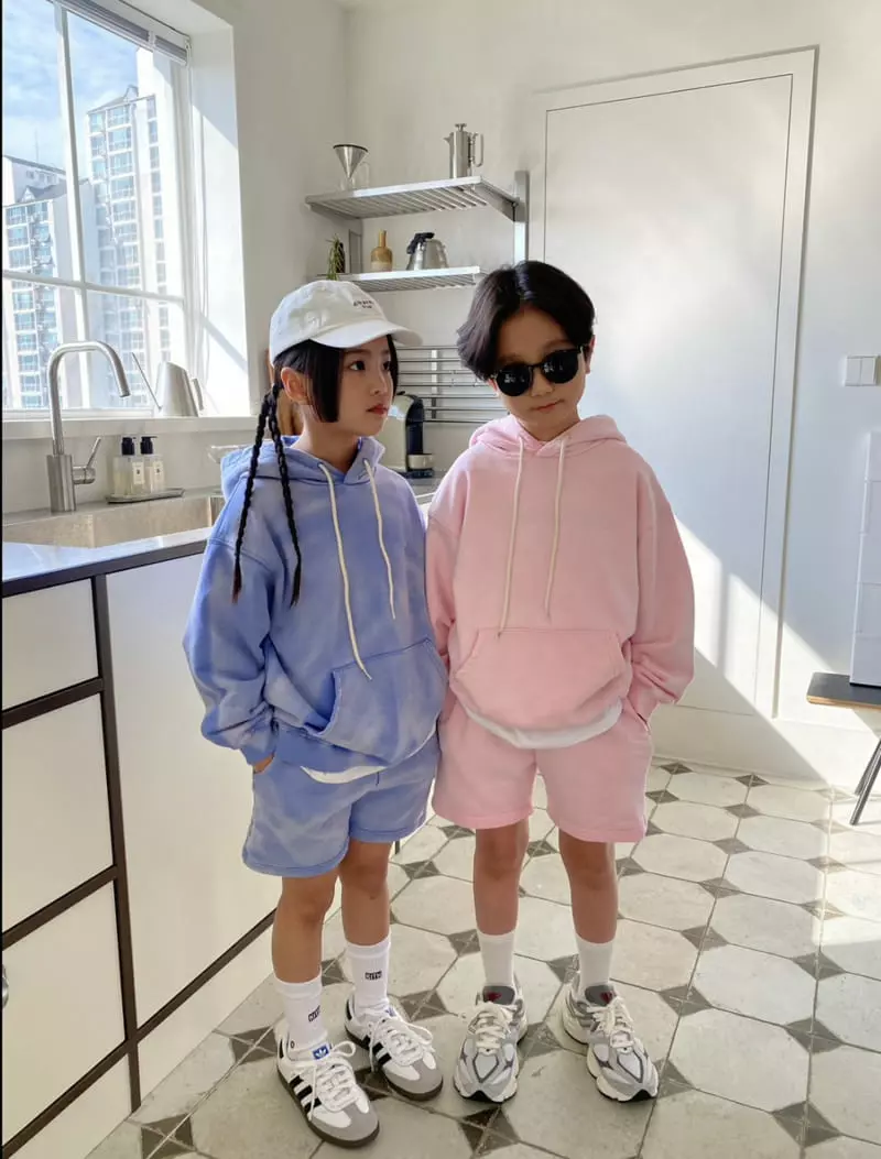 Our - Korean Children Fashion - #minifashionista - Fade Hoody Top Bottom Set - 11