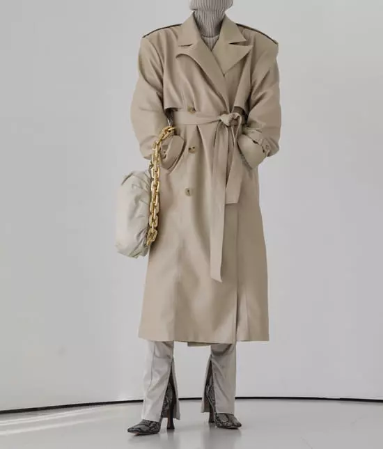 Paper Moon - Korean Women Fashion - #momslook - Oversize Leather Coat - 5