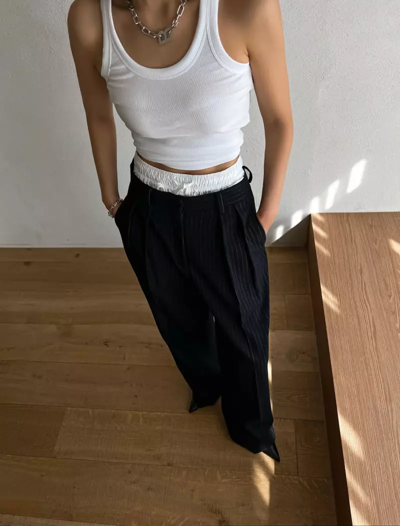 Paper Moon - Korean Women Fashion - #momslook - Sleeveless Tank Top - 12