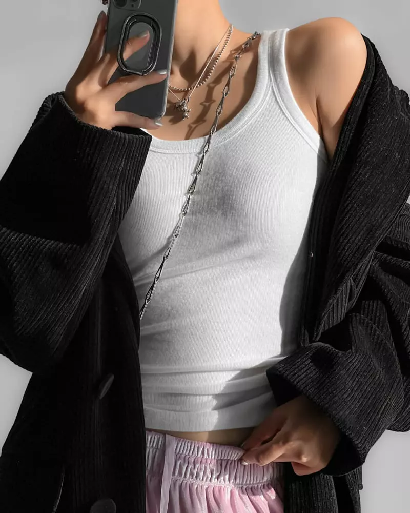 Paper Moon - Korean Women Fashion - #thelittlethings - Sleeveless Tank Top - 4