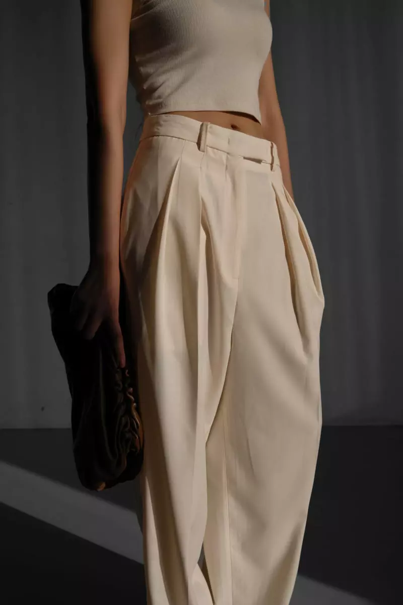 Paper Moon - Korean Women Fashion - #momslook - High Waist Pants - 11