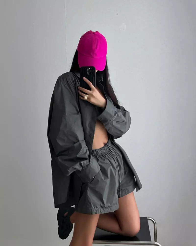 Paper Moon - Korean Women Fashion - #momslook - Nylon Shorts - 11