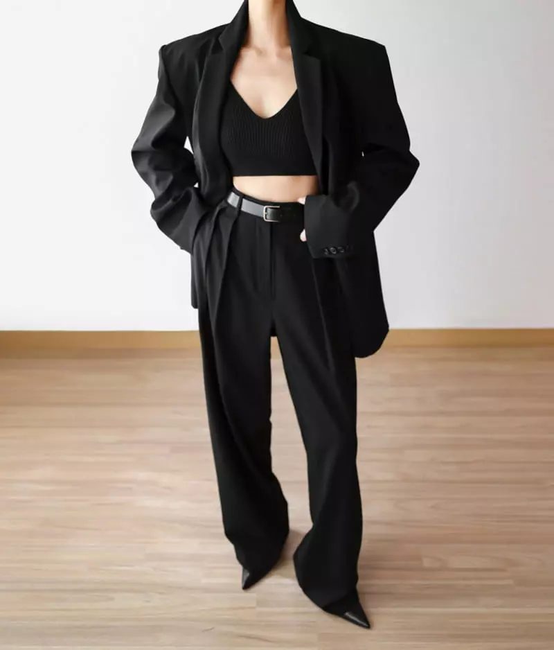 Paper Moon - Korean Women Fashion - #momslook - Oversize Jacket - 11