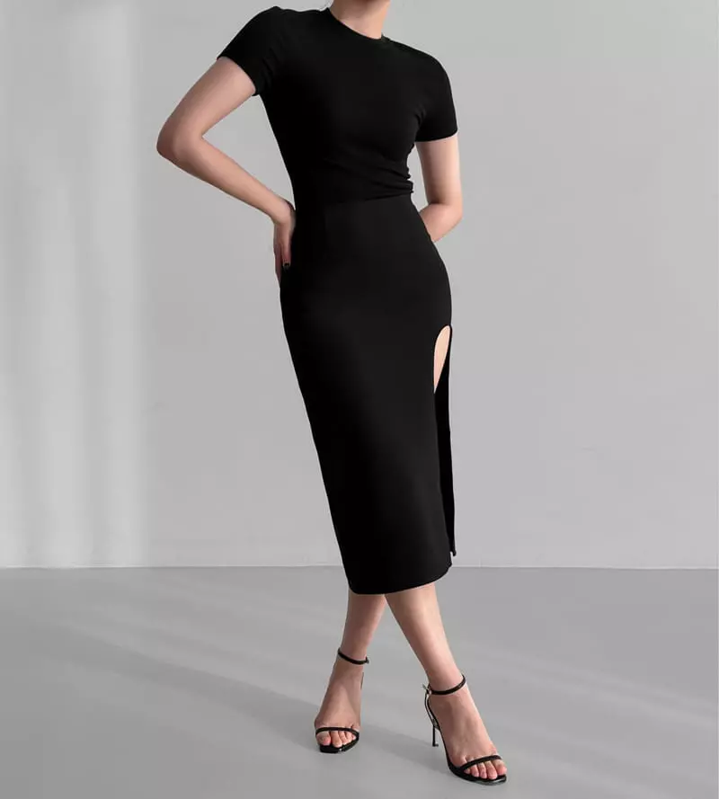 Paper Moon - Korean Women Fashion - #momslook - Rib Slim Tee - 10