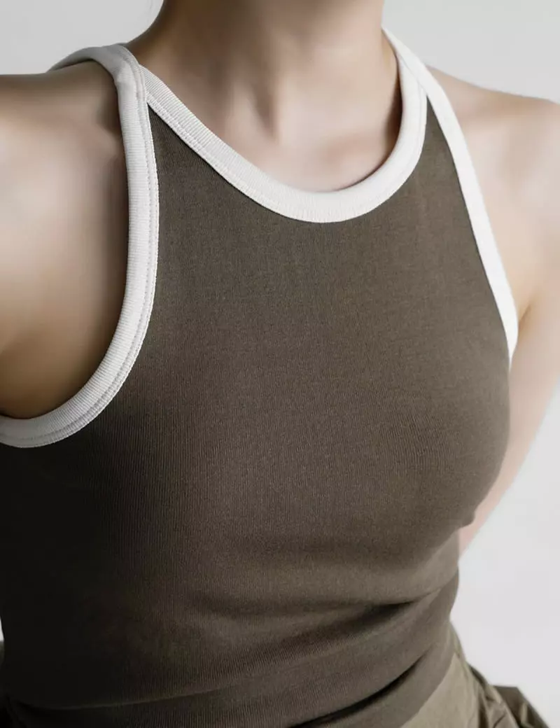 Paper Moon - Korean Women Fashion - #momslook - Color Tank Top - 8