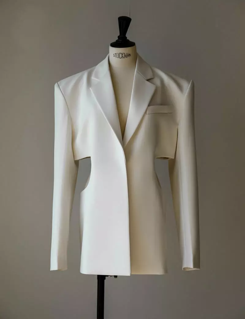 Paper Moon - Korean Women Fashion - #momslook - Square Minimal Jacket - 12