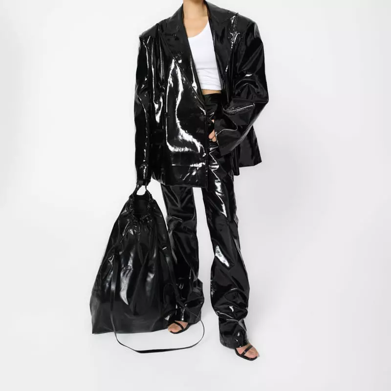 Paper Moon - Korean Women Fashion - #vintagekidsstyle - Petent Leather Jacket - 4