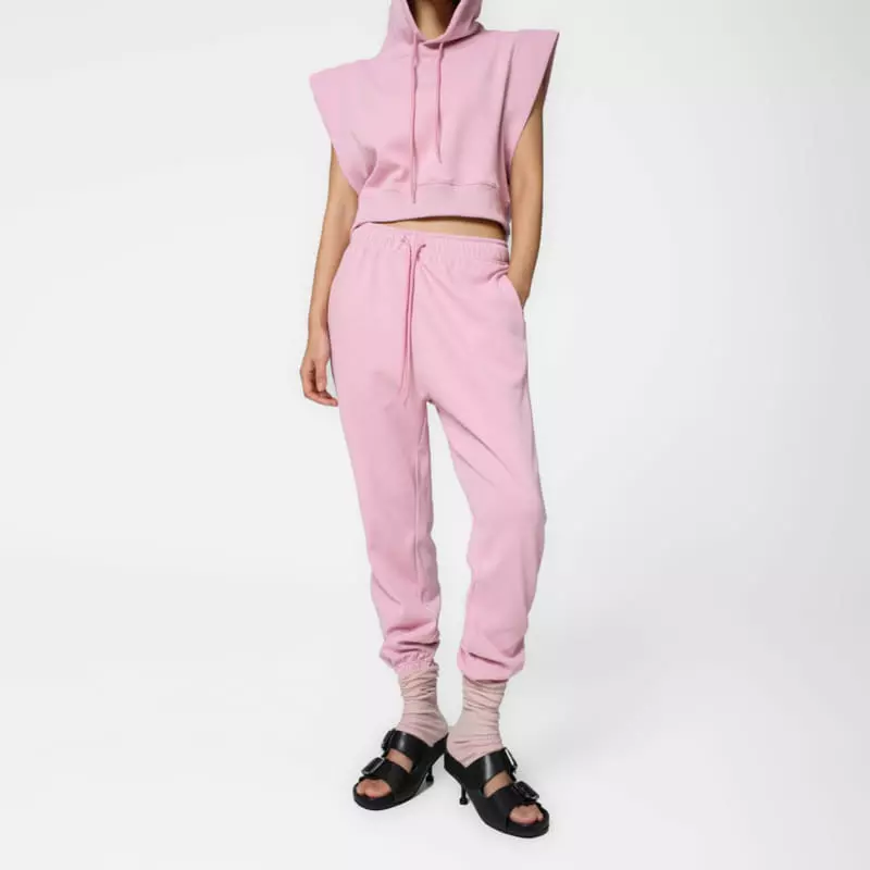 Paper Moon - Korean Women Fashion - #vintagekidsstyle - Kitch Shoulder Point Crop Hoody - 4