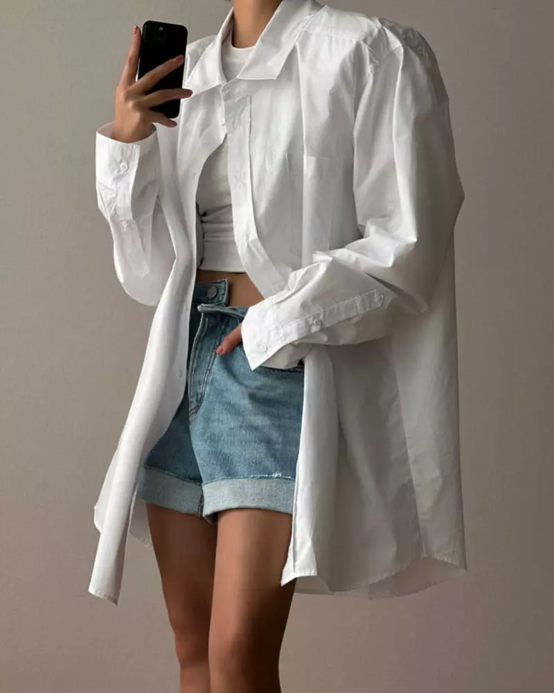 Paper Moon - Korean Women Fashion - #pursuepretty - Maxy Shirt - 7