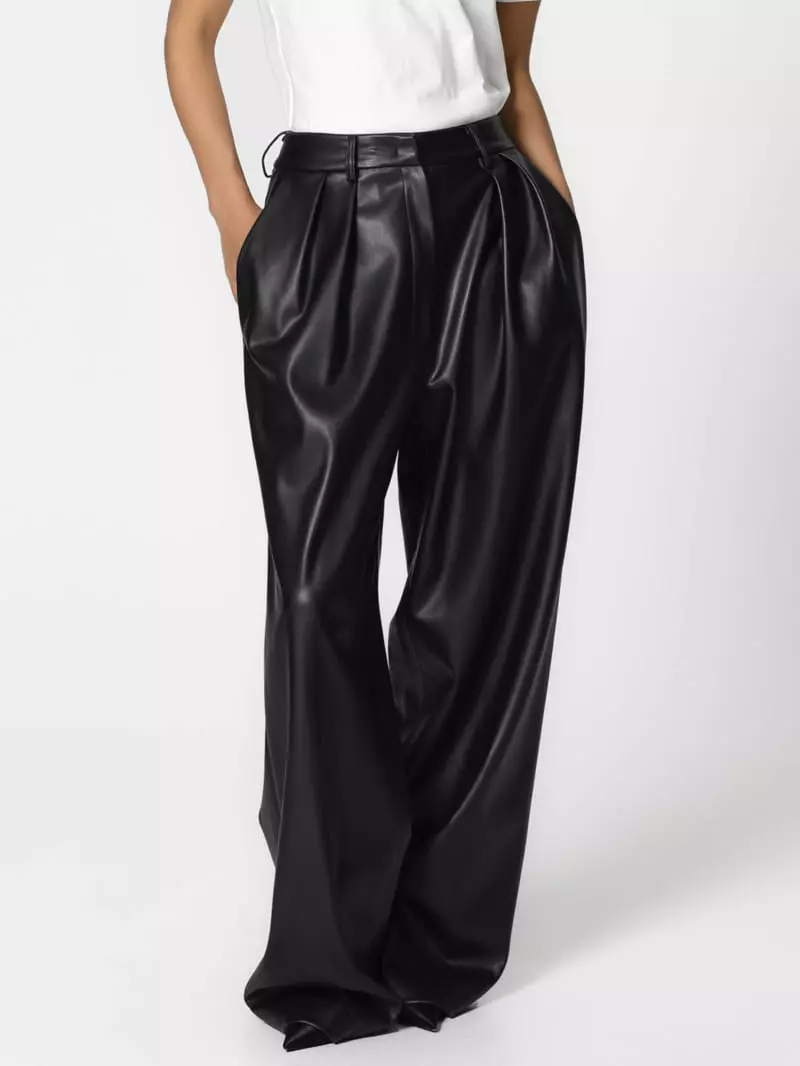 Paper Moon - Korean Women Fashion - #pursuepretty - Leather Pants - 6